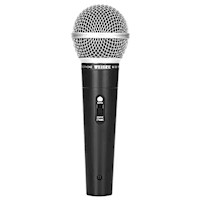 Microfono de Metal con Cable WEISRE SM-58 para Karaoke Presentaciones